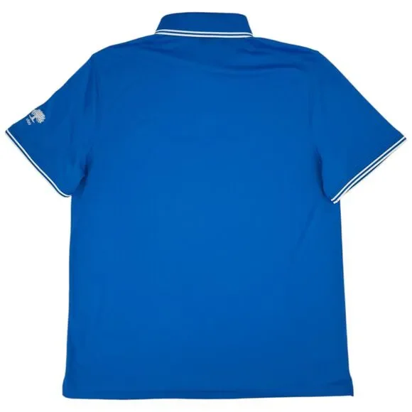 NEW G/FORE Men's Tux Performance Pique Polo Shirt Lisbon Blue XL